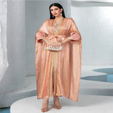 عيد المرأة المسلمة حفلة 2 قطعة مجموعة فستان سترة رداء الزنانير جلابية السعودية عبايات مفتوحة دبي فيستدوس المغرب فساتين رمضان